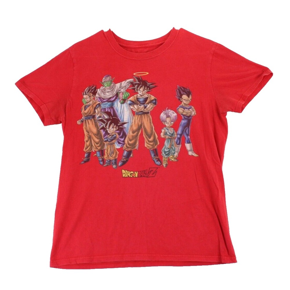 Ripple Junction Dragon Ball‎ Z Anime Graphic T Shirt Red Medium Goku Vegeta